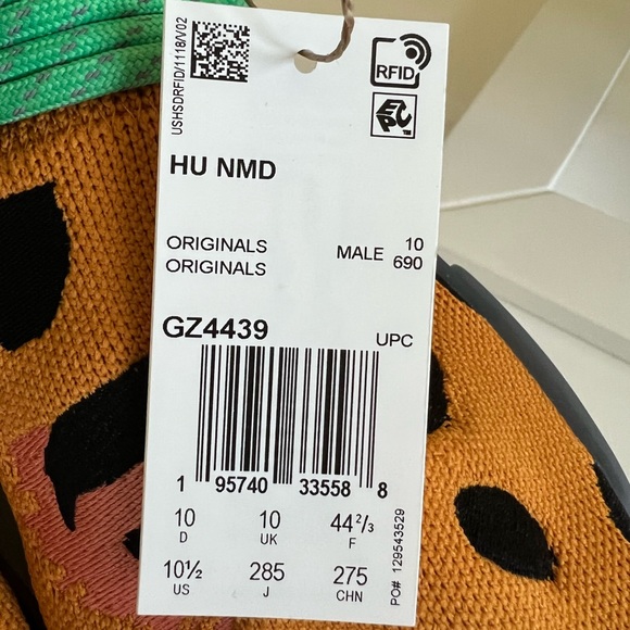 Pharrell Williams Adidas Sneakers Animal Print Hu Nmd - Picture 4 of 7